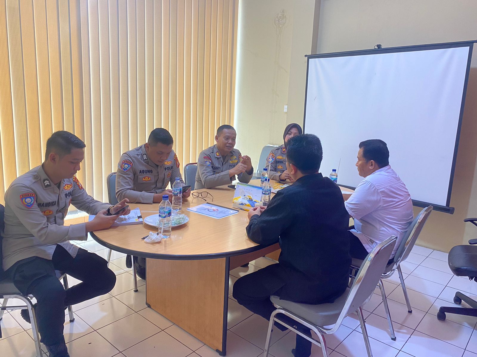 Kunjungan dari Team Polda Metro Jaya